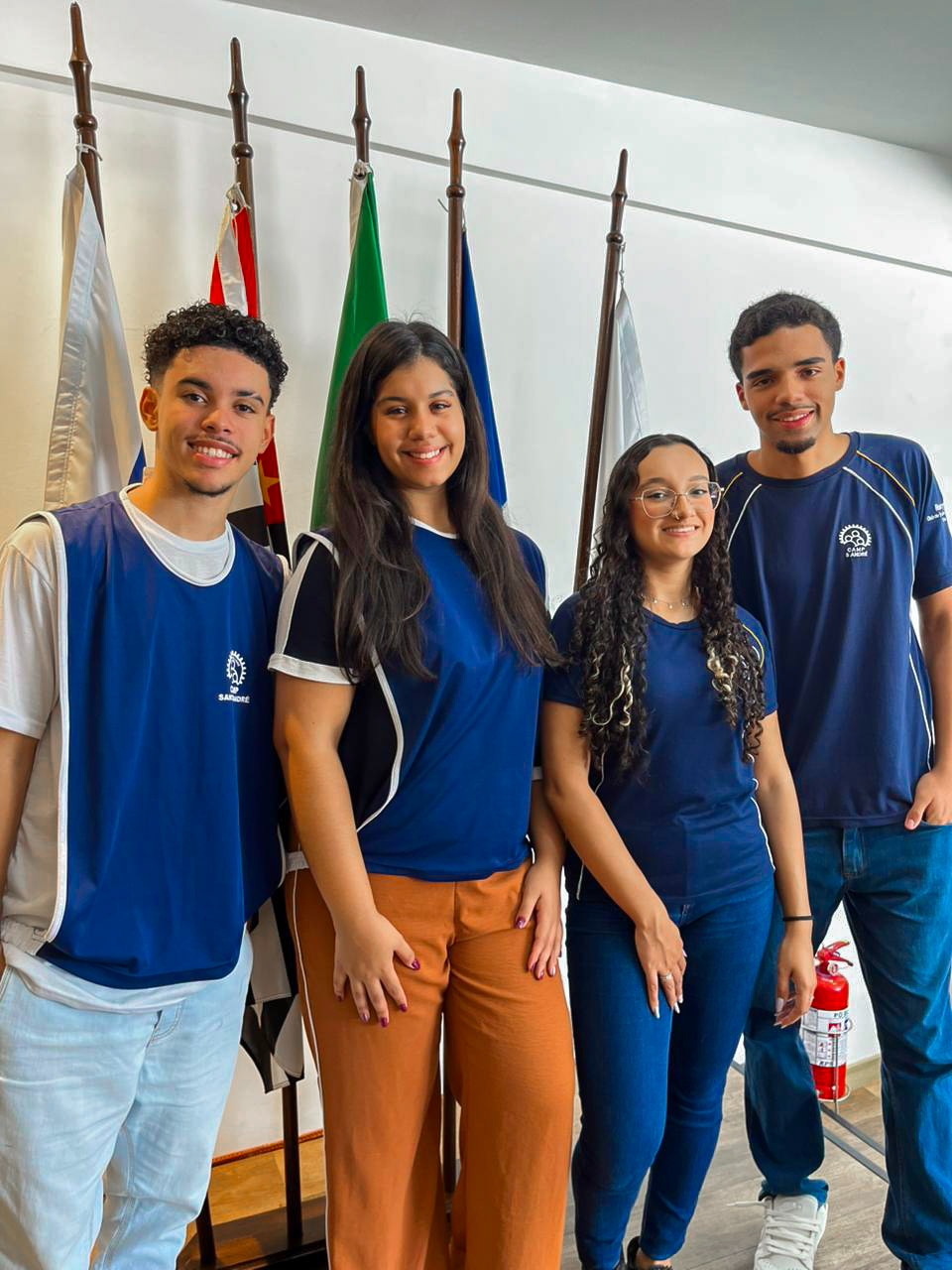 Jovens do CAMP em atividade